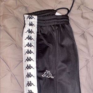 Black Kappa Pants